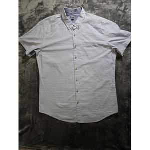 Eddie Bauer Blue Mens TXL Short Sleeve Button Down Shirt Classic Fit